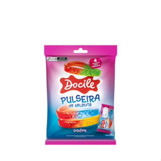 Bala de Gelatina Pulseiras 60g - Docile em Oferta na Shopee