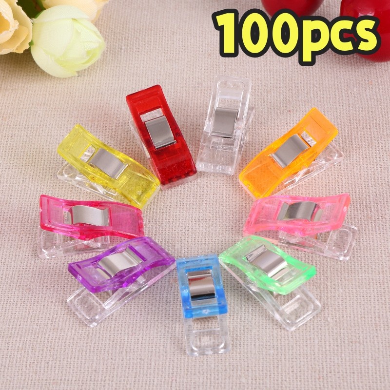 Pregador Colorido Patchwork Pequeno – 50/100un | Costura Criativa, Overlock, Bainhas em Oferta na Shopee