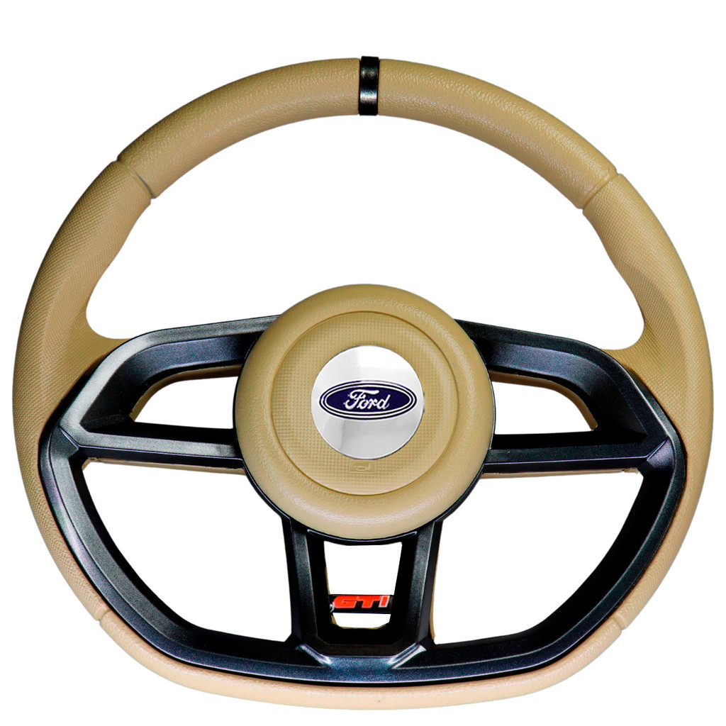 volante Esportivo Bege Ford ka Fiesta Courrier Escort Zetec em Oferta na Shopee