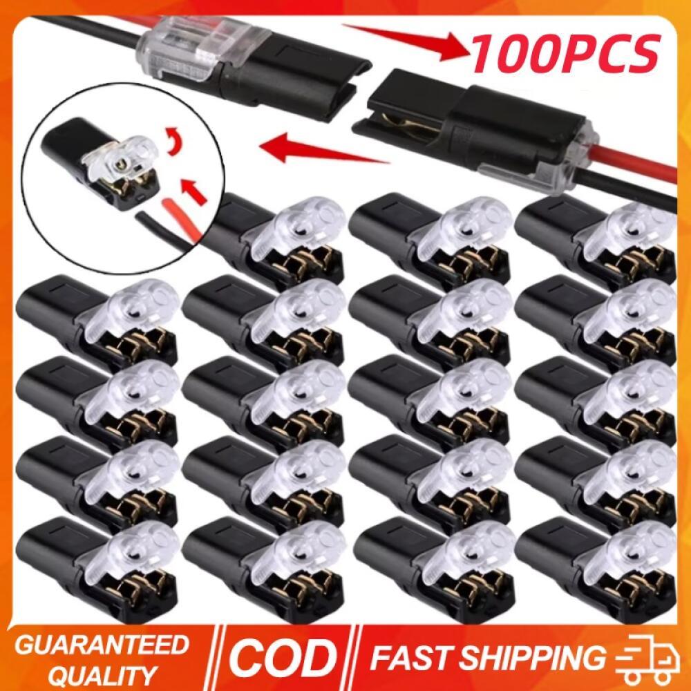 100 Pçs À Prova Dwaterproof Água 2 Pinos Way Plug Cabo De Fio Do Carro Ferramentas Conexão Terminal Automotivo Conector