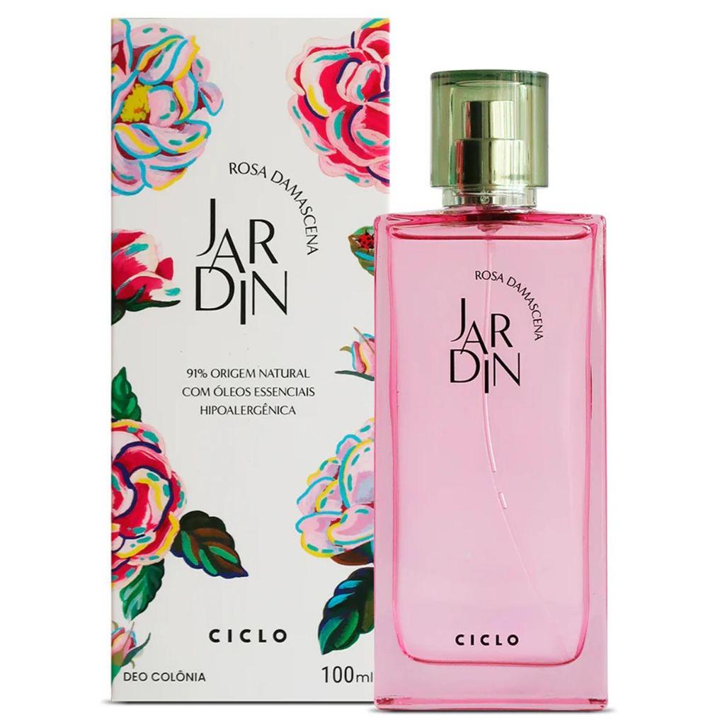 Perfume Deo Colônia Jardin Rosa Damascena Feminino 100ml Ciclo Cosmeticos