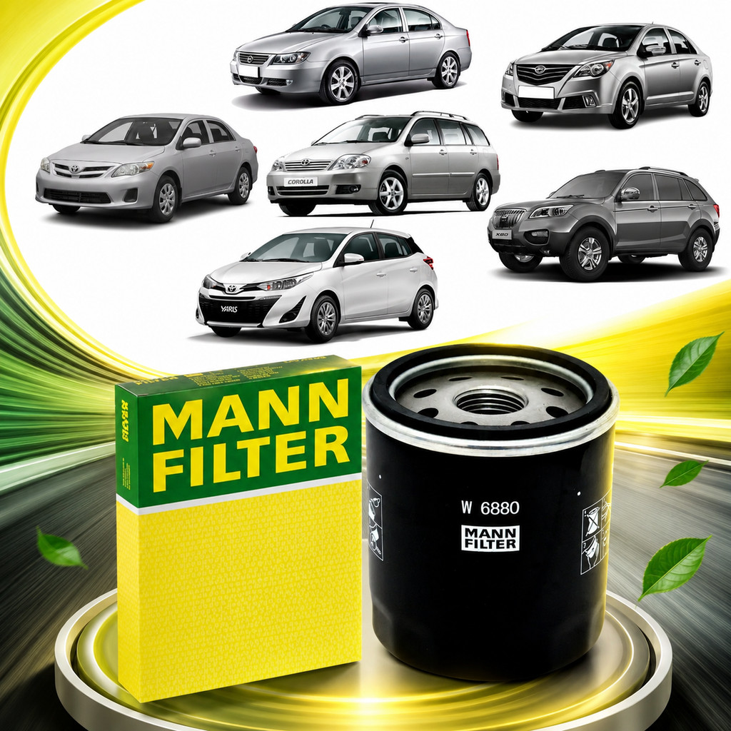 Filtro De Oleo Motor Mann W6880 Suzuki Toyota Corolla Yaris Etios Lifan