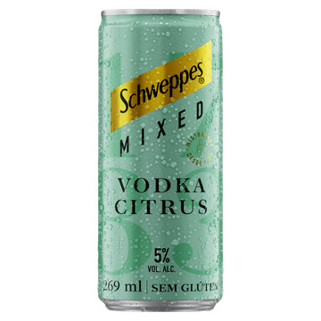 Schweppes RTD Mixed Vodka Citrus Lata 269ml