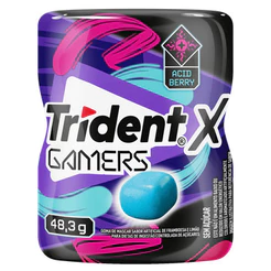 Trident Chiclete XGamers Framboesa e Limão 48.3g