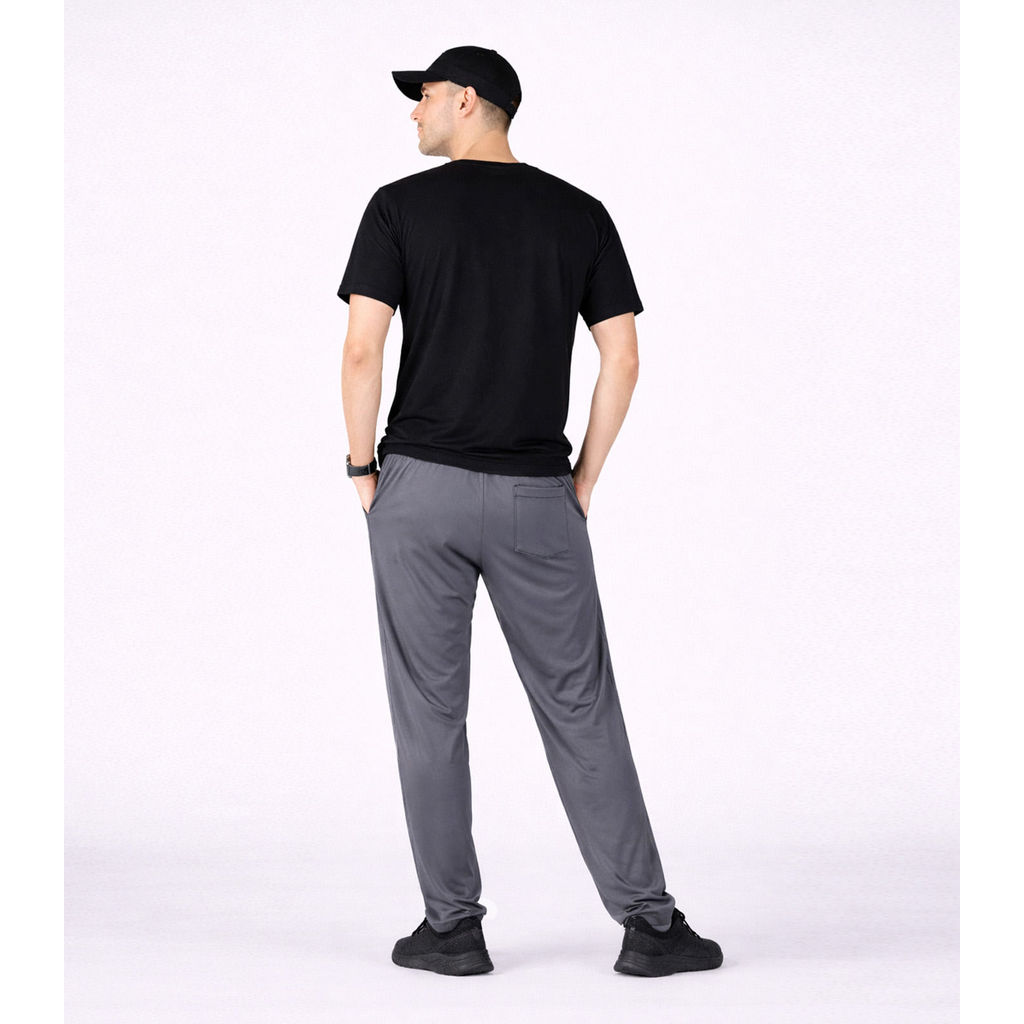 Calça Masculina Helanca Com Bolsos Rota Da Onda Cinza