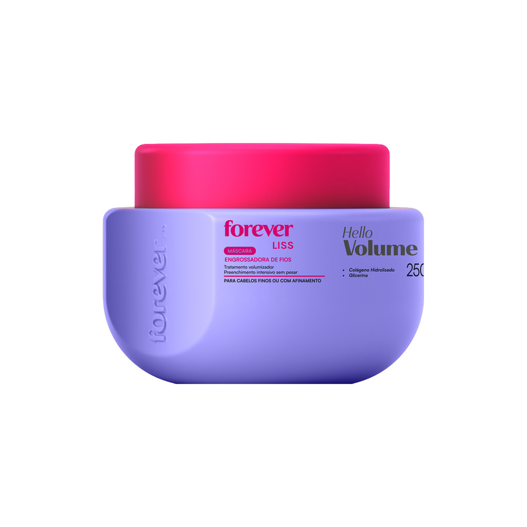 Máscara Engrossadora Hello Volume Forever Liss 250g