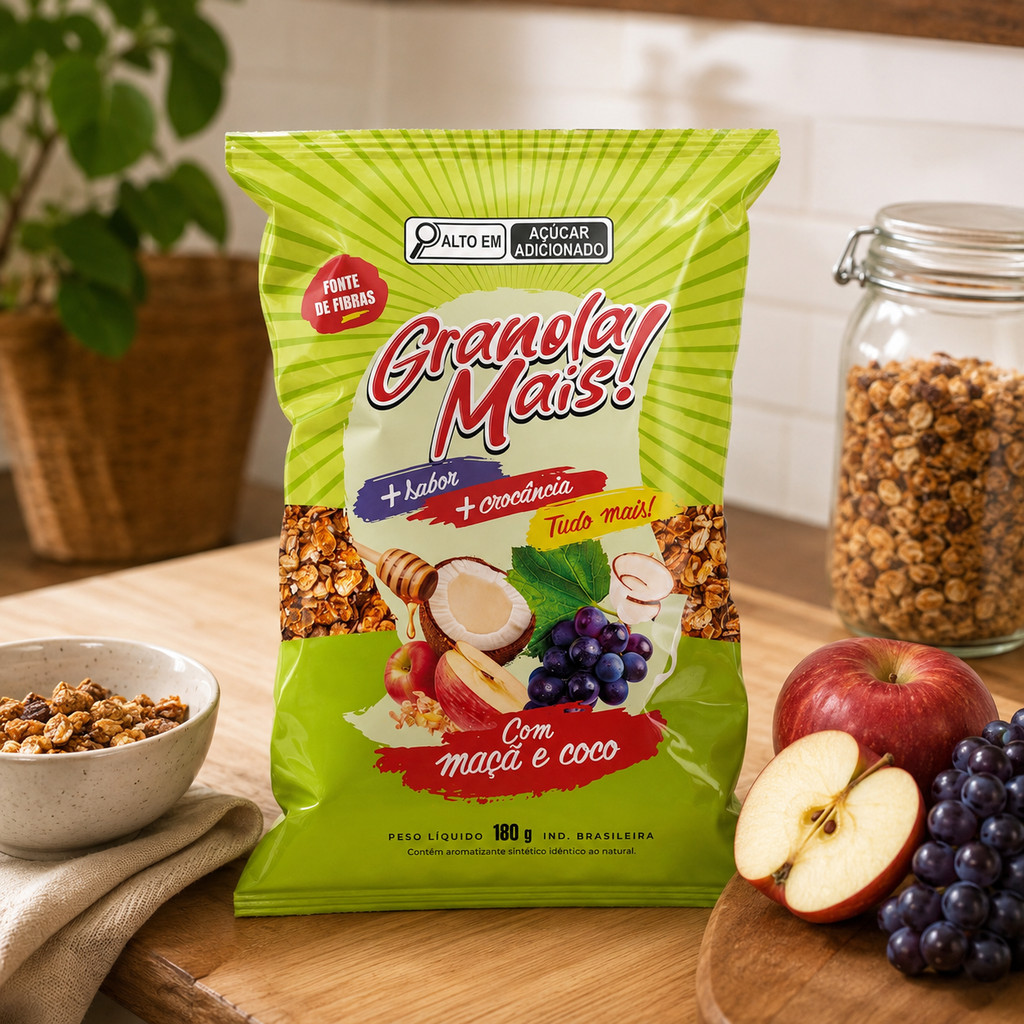 GRANOLA MAIS COCO 180G GRINGS · foto 2