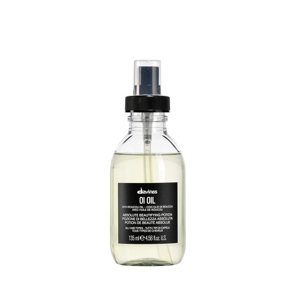 Óleo Davines OI, Poção Multifuncional para Todos os Tipos de Cabelo - Sérum Antifrizz e Realçador de Brilho Leve com Óle