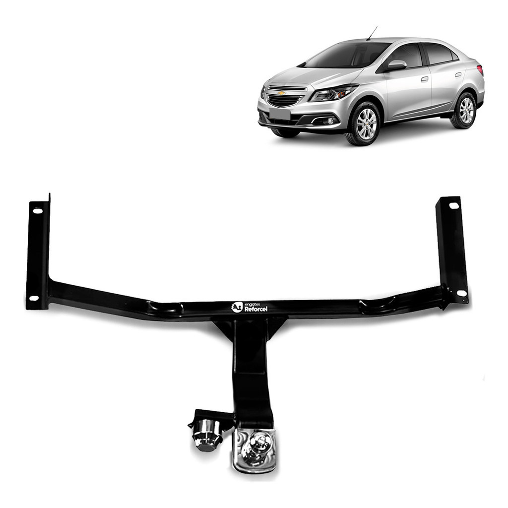 Engate GM Prisma 2013-2019 500Kg Fixo Kit Completo REGM3014 Reforçado Inmetro Carretinha Legalizado