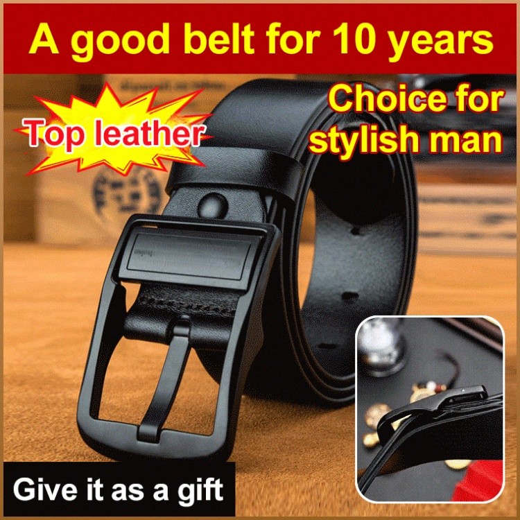 【Alta Qualidade】[Perfeito para Presentear] [Perfeito para Homens] Cinto Masculino/Cinto de Couro/Autêntico Cinto Masculi