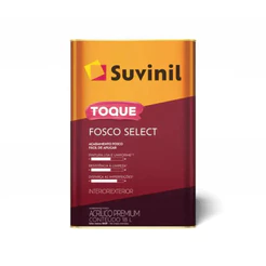 Tinta Acrílica Fosca Suvinil 18L Toque Fosco Premium Lavável Alta Durabilidade 130m² 2 Demãos