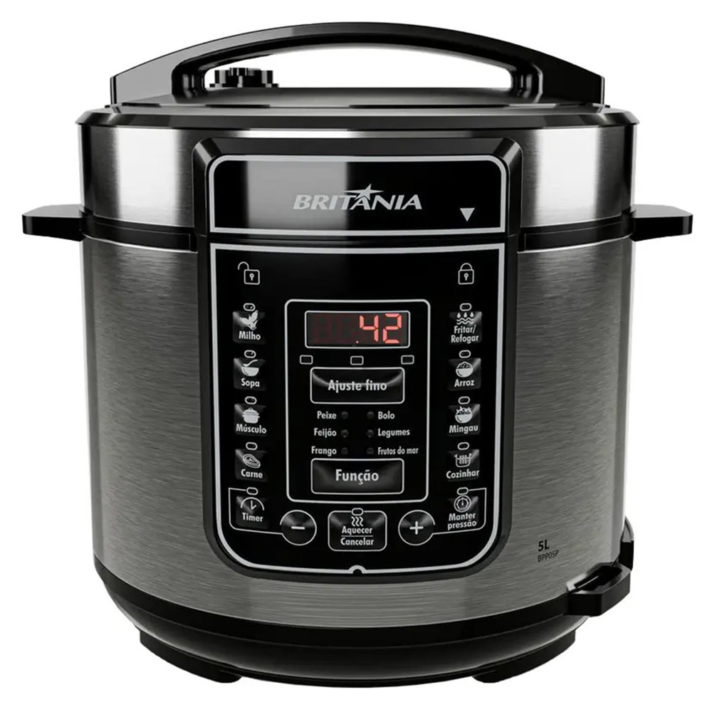 Panela Elétrica de Pressão Britânia 5 Litros BPP05P 900W