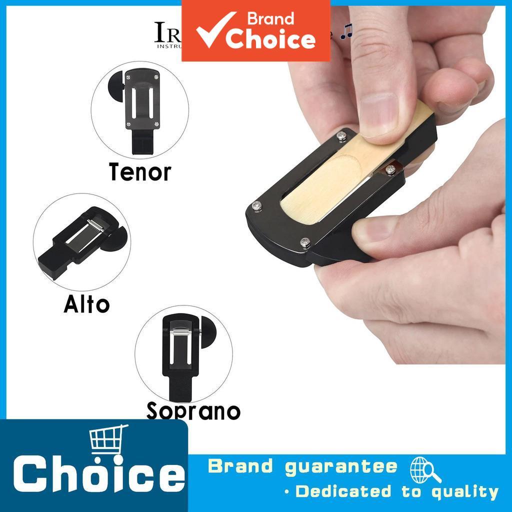  Palhetas de Saxofone Soprano, Alto e Tenor em Metal, Acessório de Instrumento de Latão, Fácil de Cortar