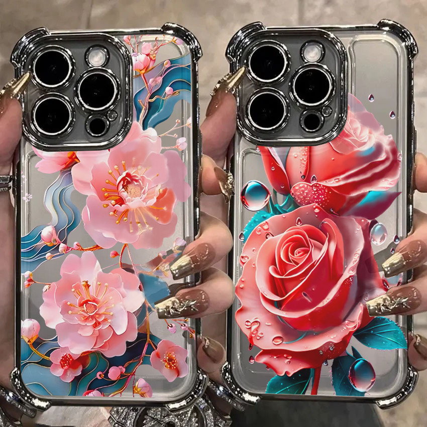Para Samsung Galaxy A55 A54 A53 A52 A52S A51 A50 A50S A30S A56 A36 A35 A34 A33 A32 Capa De Telefone Quatro Cantos anti-Q
