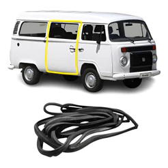 Borracha Da Porta Do Meio Correr Salão Kombi Carat Nova 2008 Envio Imediato