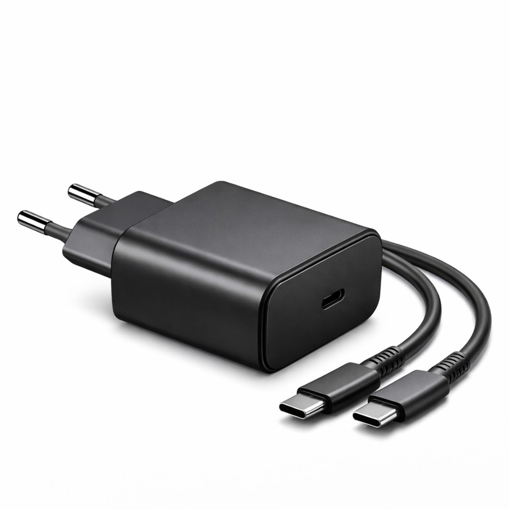 Carregador 45W Turbo USB-C Para Galaxy M35 5G Blance