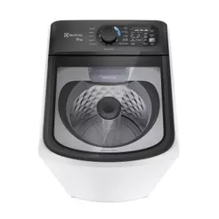 Máquina de Lavar Electrolux Efficient 13kg Branca Compacta, Econômica e Pré-diluição (LET13)