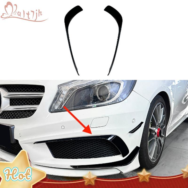 Amortecedor Dianteiro Do Carro Lábio Divisor Spoiler Nevoeiro Lâmpada Capa Guarnição Para-A Classe W176 2013-2015 B