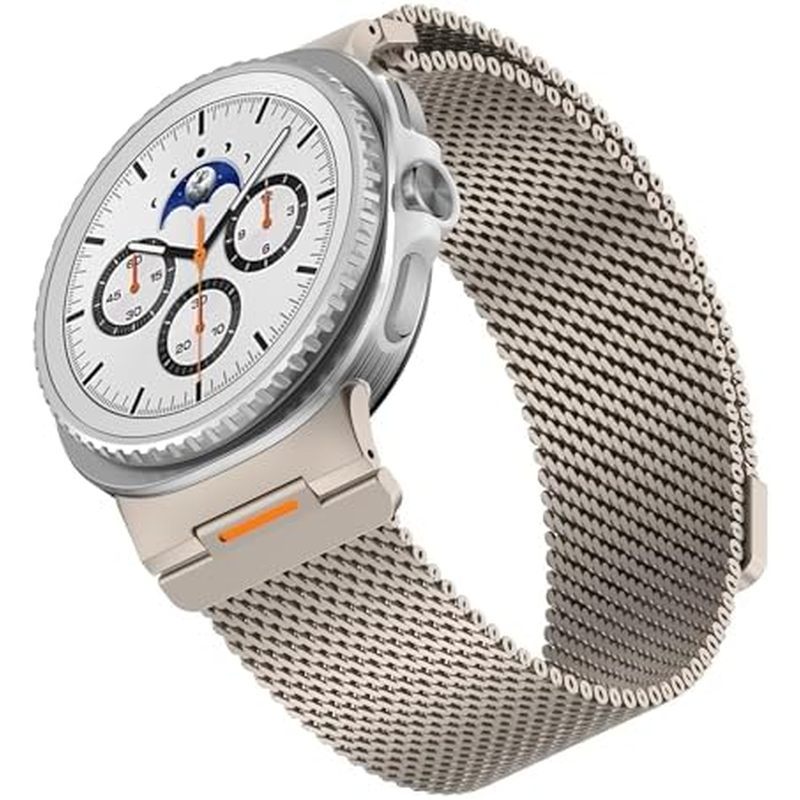 Pulseira Milanesa Robusta VeveXiao Compatível Com Samsung Galaxy Watch 8 40mm 44