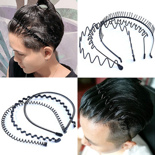 Bandana masculina verão cabelo longo invisível Headwear imprensa onda de cabelo Fitness esportes laço de cabelo simples 