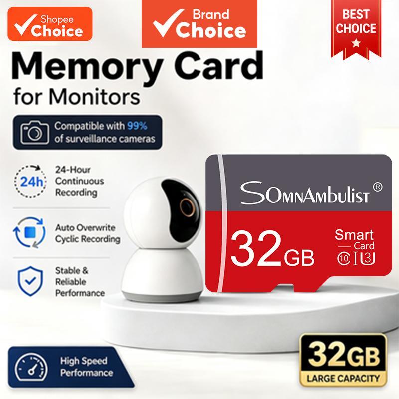 Cartão de memória SD mini TF Classe 10 de alta velocidade, à prova d’água, compatível com 32GB/64GB/128GB para