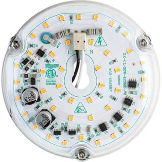 Kit de Retrofit para Ventilador de Teto com Luz LED de 4'' 20W, Módulo de Substituição para Luminária de Teto, Branco 50