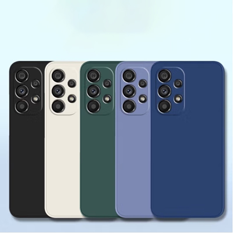 Ultra Fino Fosco Macio Silicone Caso Para Samsung Galaxy A73 A53 A33 A23 A13 A72 A52 A52S A32 A22 4G 5G Doce Cor Capa Pá
