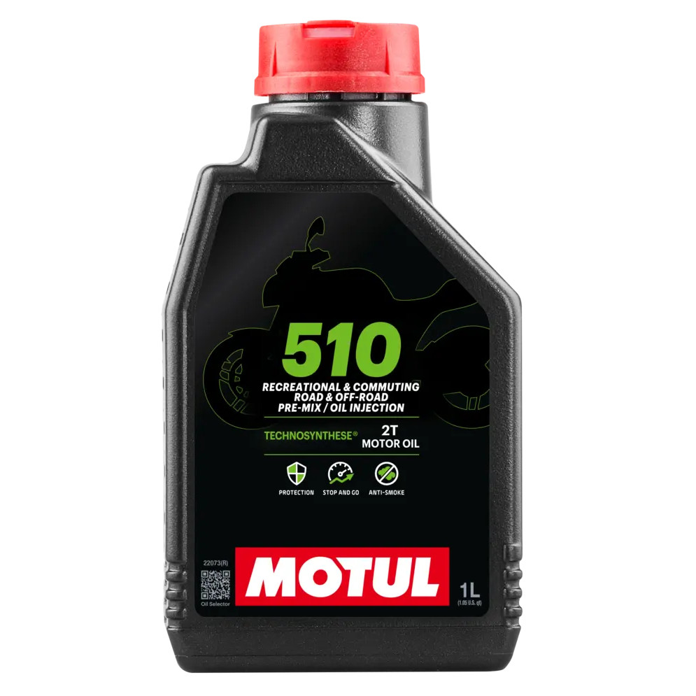Óleo Para Motor 2 Tempos Motul Semissintético 510 2t 1l Trilha On Off Road enduro