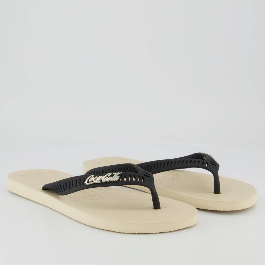 Chinelo Coca Cola Ithaca Off White e Preto — imagem 2 de 2