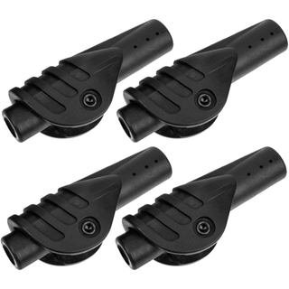 Conectores de mastro de barraca NUOBESTY, acessórios para reparo de barracas, feitos de plástico, conjunto de 4 peças, d