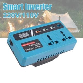 Inversor De Bateria De Lítio TEVO , Interface USB Dupla DC 18V-21V Para AC 220V 120W Energia , Entrada