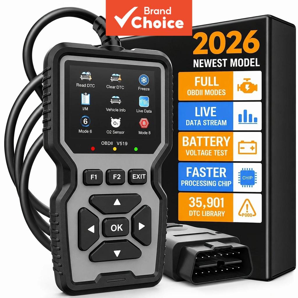 V519 Obd2 Leitor De Código De Scanner De Carro Diagnóstico De Falhas Do Motor Para Reparo De Veículos Automotivos