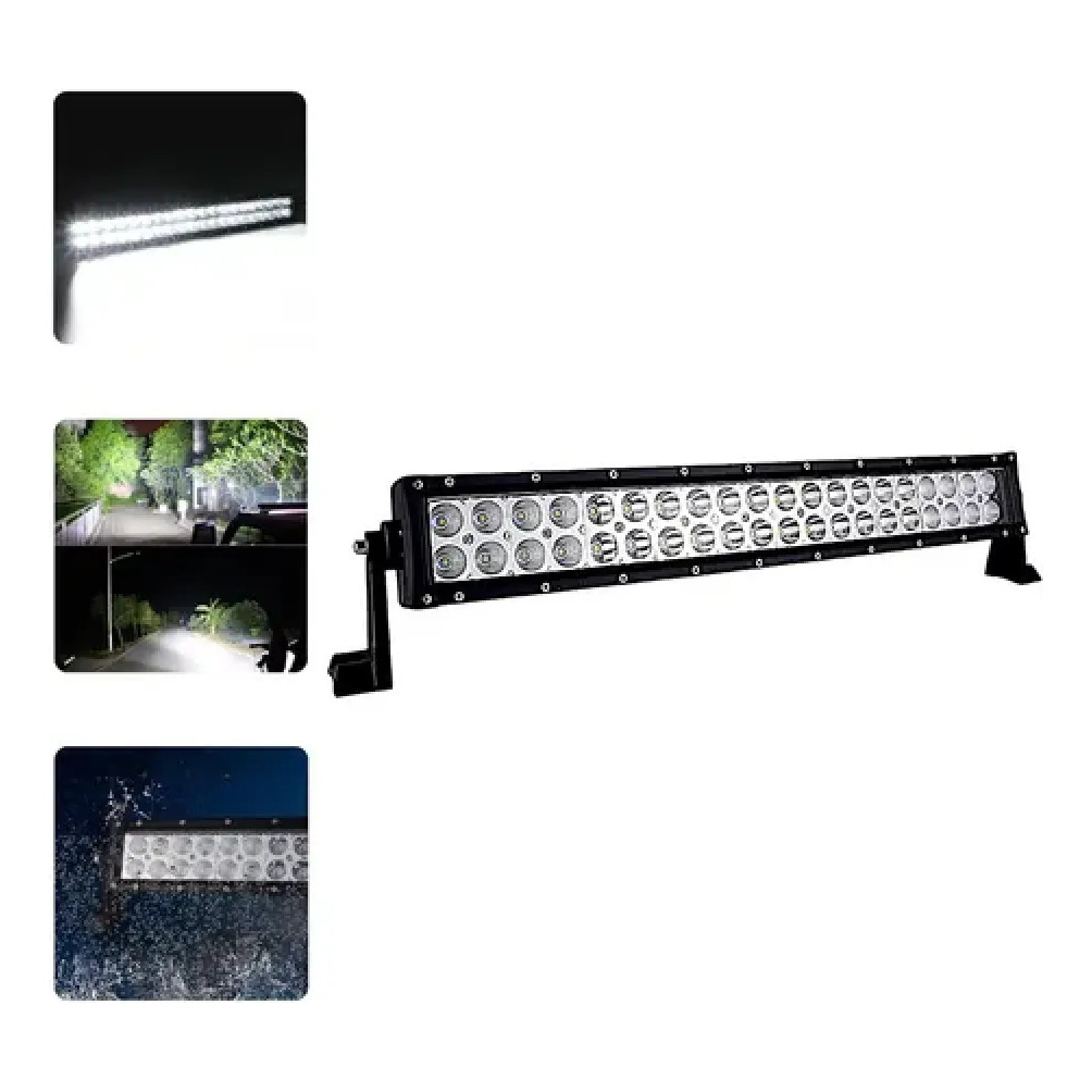Imagem Farol Barra Led Milha Reta 120w 55cm Universal Off Road