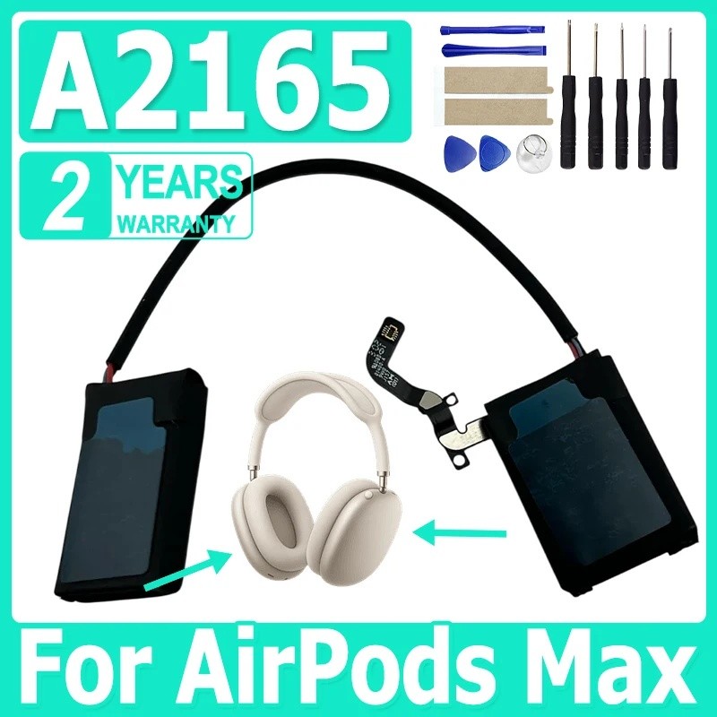 XDOU Alta Qualidade A2165 Nova Bateria Real Para Airpods Max Fone De Ouvido + Fe