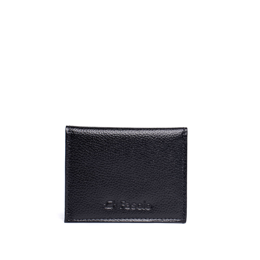 Carteira Masculina Fasolo U221143 751 Couro Slim Preto