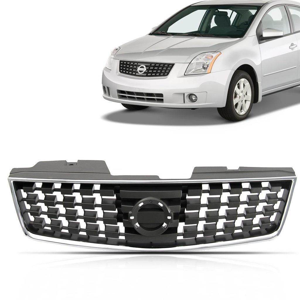 Grade Dianteira Sentra 2008 2009 2010 Cromada