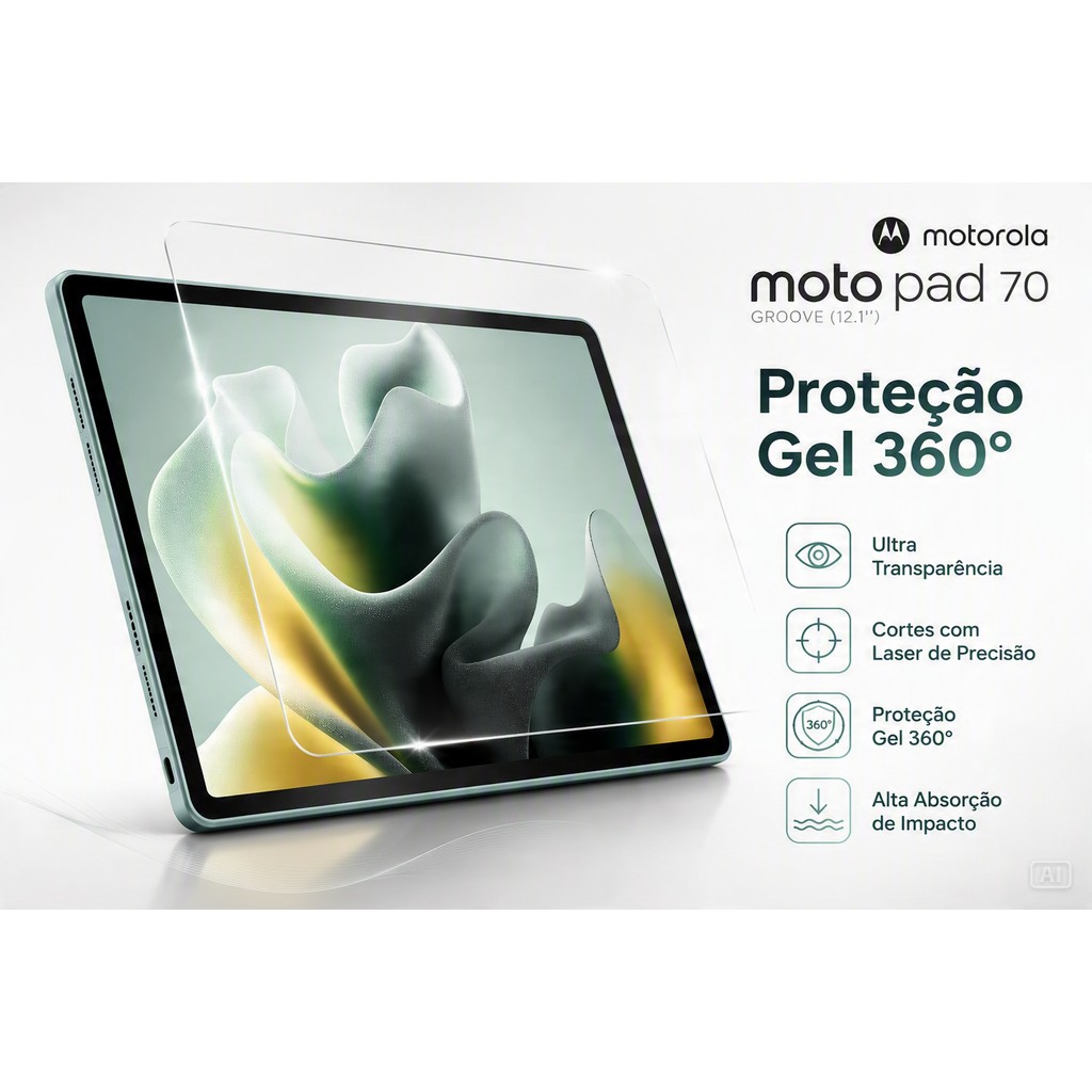 Película De Hydrogel Fleivel Para tablet Motorola Moto PAd 70 Groove (12.1'') (F