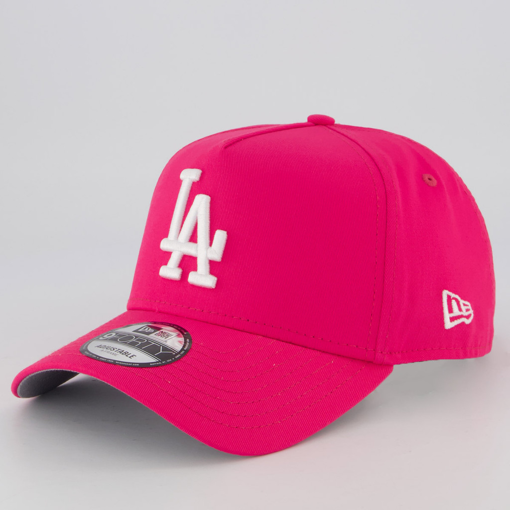 Boné New Era MLB Los Angeles Dodgers Burst 940AF Rosa