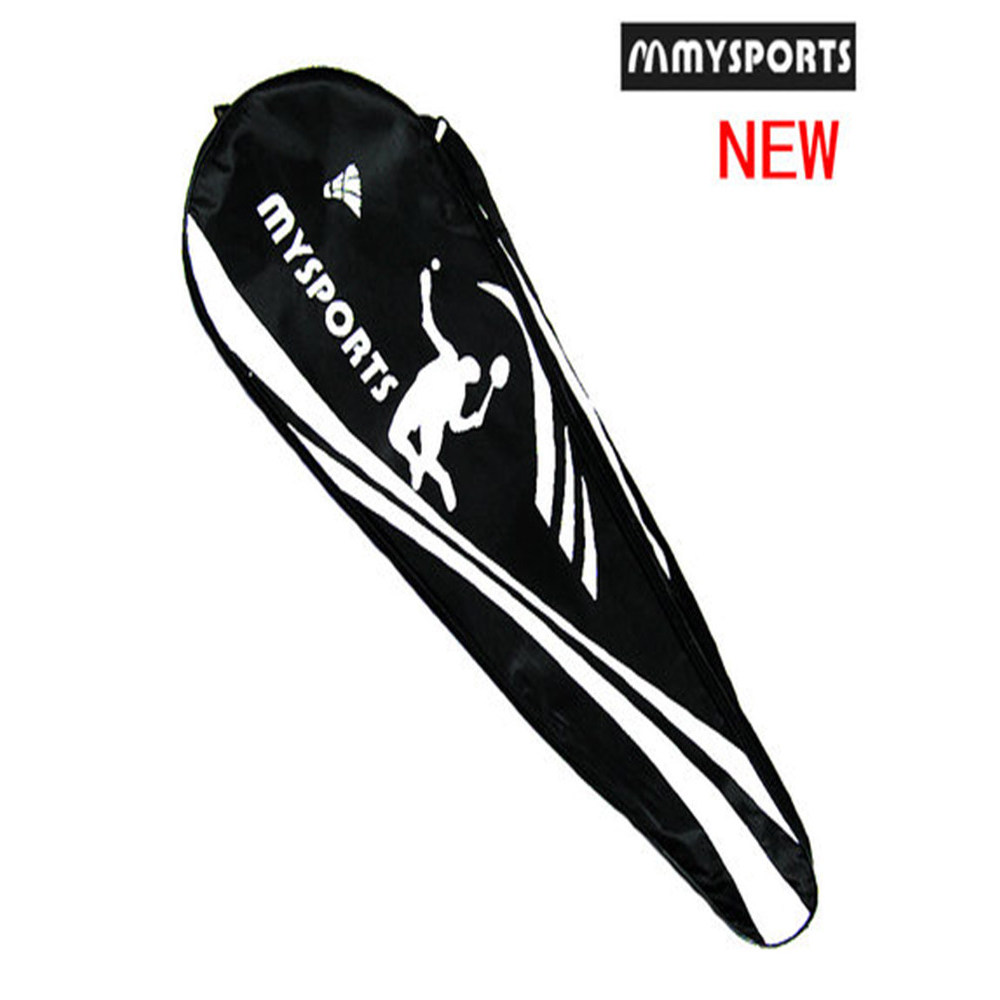Bolsa para raquete de badminton MYSPORTS, 1-2 pacotes, capa para raquete de um ombro, flanela, bolsa para raquete de bad