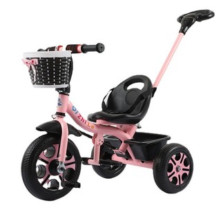 Pedais dobráveis triciclo infantil 1-3-6 anos de idade, bicicleta infantil, carrinho de bebê, bicicleta