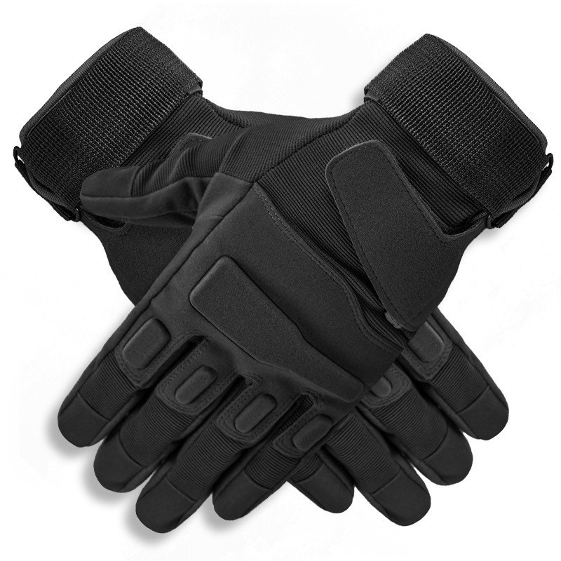 Luvas de dedo completo forças especiais antiderrapante resistente ao desgaste ciclismo masculino esportes motocicleta