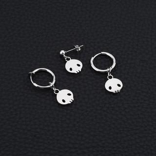 Novo estilo pequeno polvo brincos Punk casal pequenos brincos único doce legal brincos na moda All-Match estilo de Metal