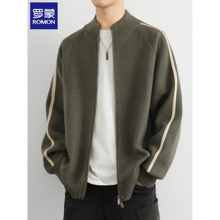 Lomon gola alta de malha Cardigan jaqueta masculina primavera outono inverno novo estilo preguiçoso desgaste exterior so