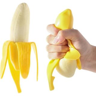 Lento Subindo Jumbo Mole Banana Brinquedos Amassar Frutas Espremer Divertidos Alívio Do Estresse