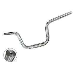 GUIDAO MOTO CG TITAN 150 2005 2006 2007 2008 2009 2010 2011 2012 2013 MODELO ORIGINAL CROMADO COM CONTRAPESO POLIMET
