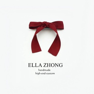 Ellazhong simples Bowknot literário corda de cabelo cabeça corda doce clipe superior bonito fresco acessórios para o cab