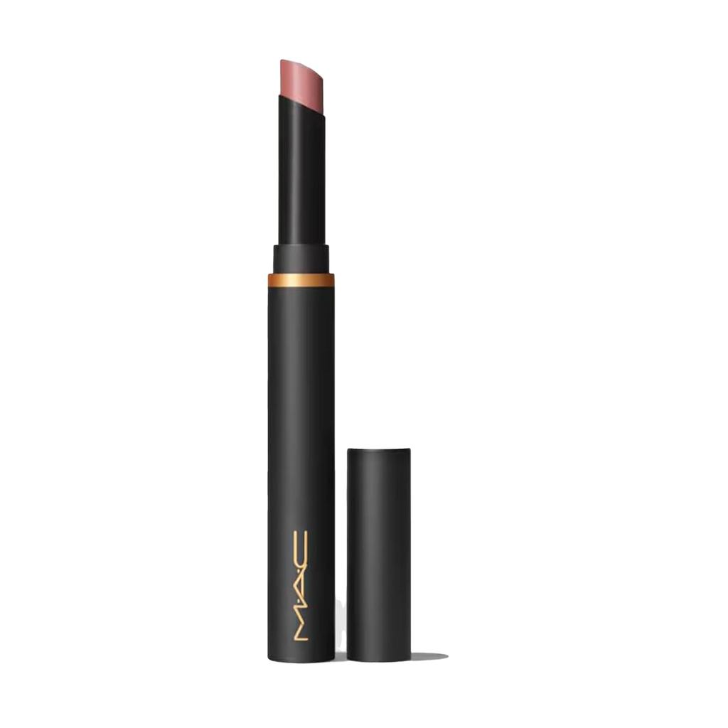 Batom Matte Hidratante MAC Powder Kiss Velvet Blur Slim Stick para Lábios Macios