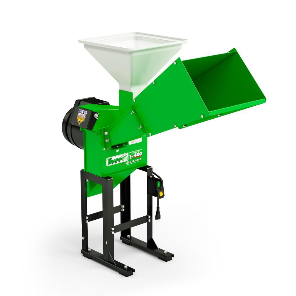 Triturador Forrageiro Trapp TRF-400 2CV Monofásico Bivolt 127/220V Funil 13L NR-12