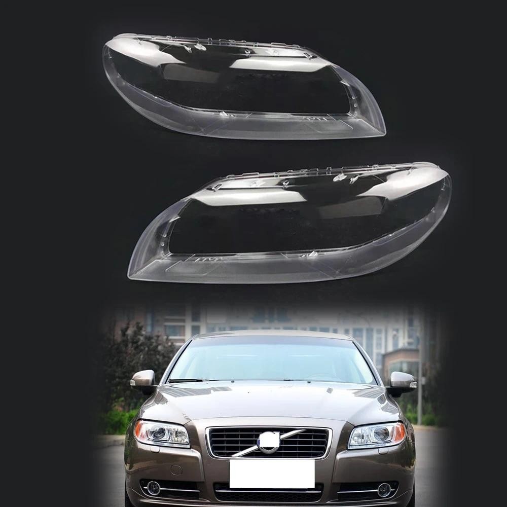 Para Volvo S80 S80L 2008-2015 Capa Do Farol Dianteiro Carro Escudo Máscara Lente