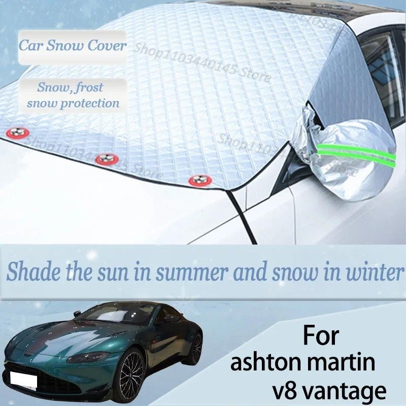Para Cinza martin v8 vantage Carro Neve Pára-Brisas , Geada , Poeira E Viseira UV , Roupas De Inverno , Magnético Grosso